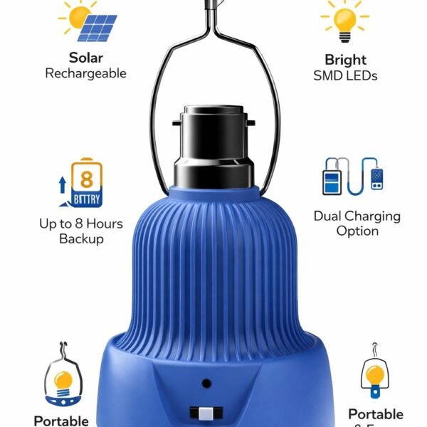 IDOLESHOP AC/DC LED Inverter Rechargeable Bulb – 6 Hours Backup Emergency Light (Pack of 1)