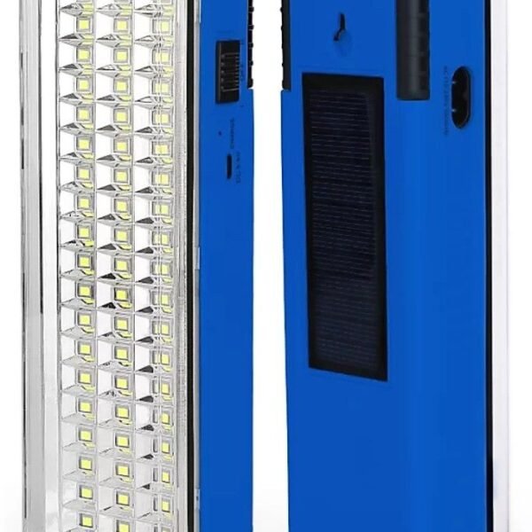 IDOLESHOP 60 High-Bright LED Rechargeable Emergency Light with Android Charging Support (Blue 02)