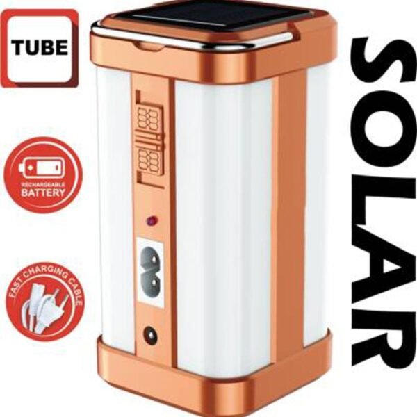 IDOLESHOP 4 Tube 360° Extra Bright Emergency Lantern (Brown)