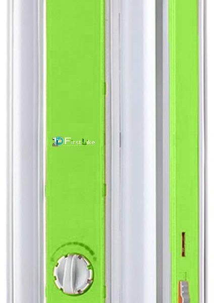 IDOLESHOP 4 Tube 360° Extra Bright Rechargeable Lantern with USB Mobile Charging – 8 hrs Backup (Green)