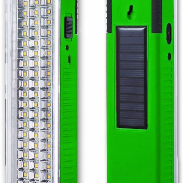 IDOLESHOP Home Rechargeable Emergency Light 60 High-Bright LED with Android Charging Support (Green)