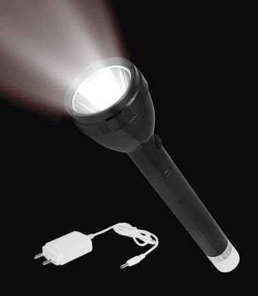 IDOLESHOP 50W Two Modes Lithium Battery Long Range LED Light with Back Emergency Light Torch