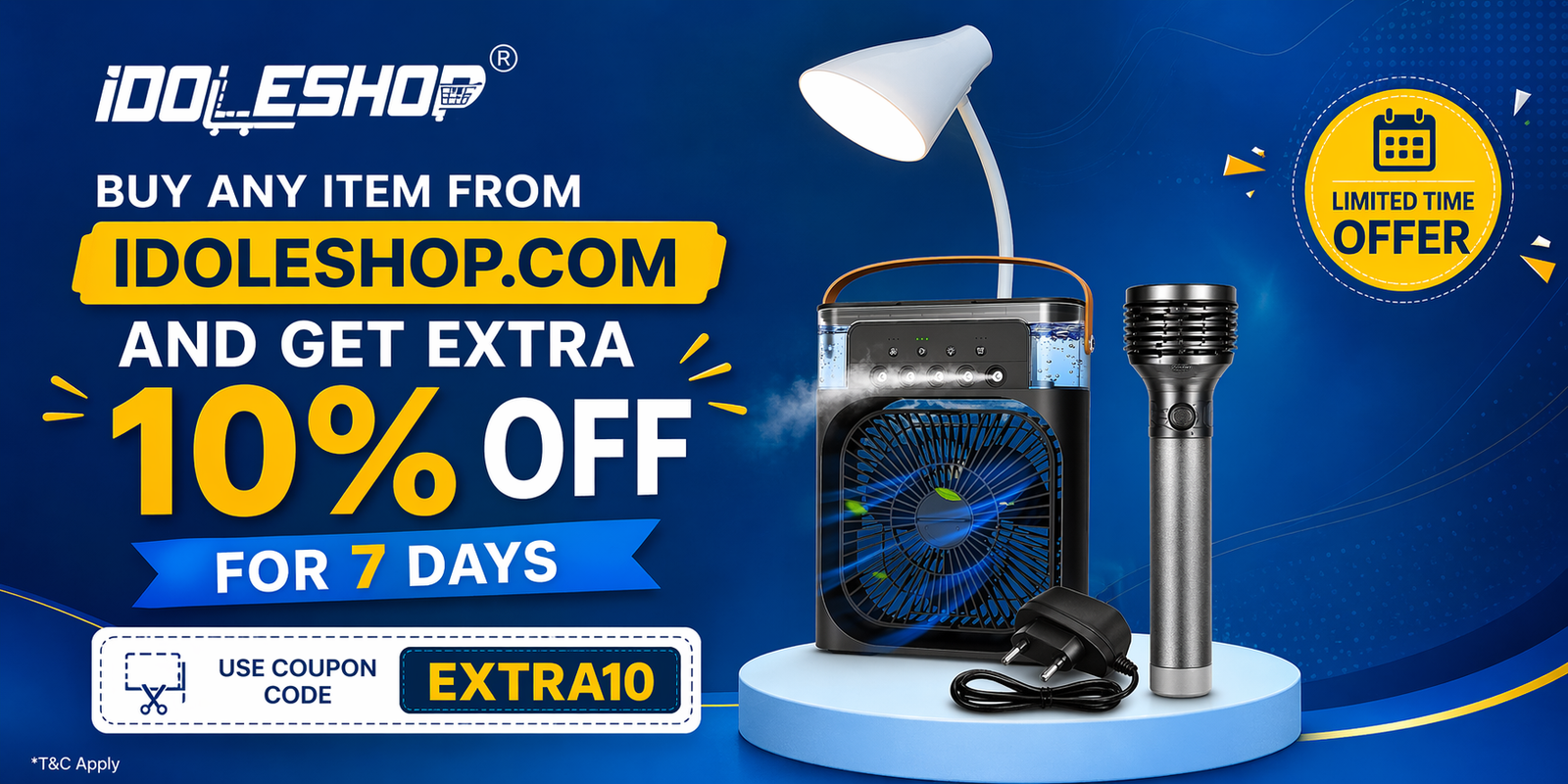 IDOLESHOP BANNER FOR EVERY PRODUCT