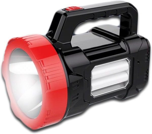 IDOLESHOP 75W Rechargeable Torch with Dual Tube Side Emergency Light