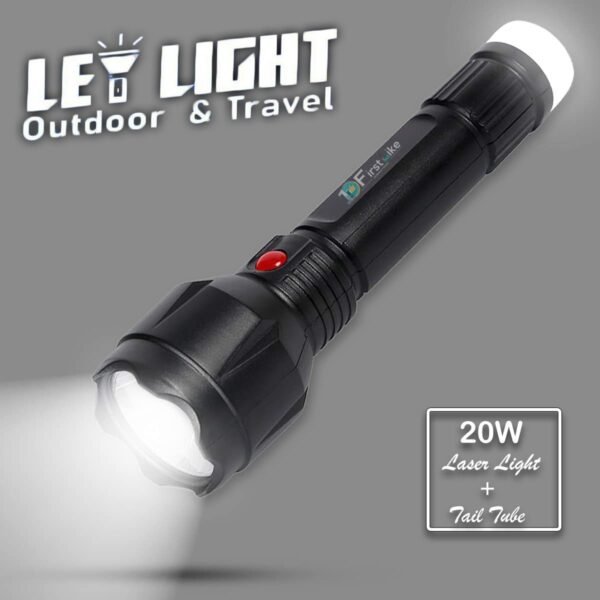 IDOLESHOP 50W High Power Long Distance Search Light – 2 Modes Torch for Home & Outdoor Use