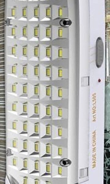 IDOLESHOP Rechargeable 44 High-Bright SMD Emergency Light (White) – 8 Hours Backup Lantern | Long Life Battery