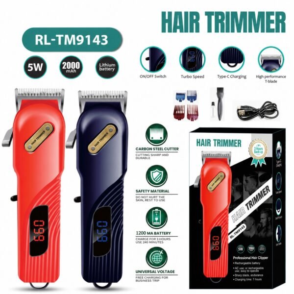 IDOLESHOP Professional Hair Trimmer – RL-TM9143