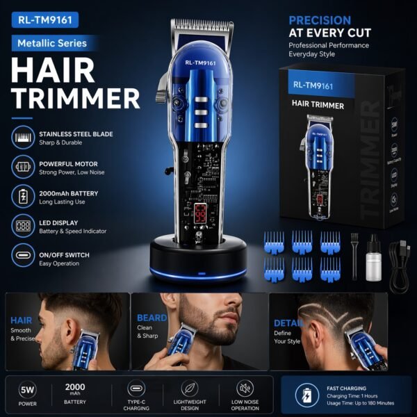 IDOLESHOP Premium Hair Trimmer – Precision Meets Power