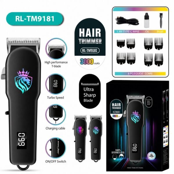 IDOLESHOP Hair Trimmer – Power, Precision & Smooth Performance