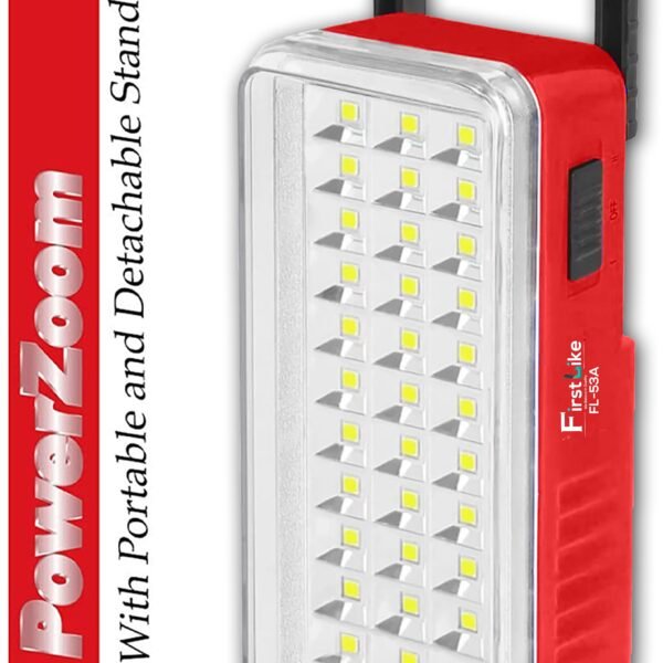 IDOLESHOP Portable 36 High-Bright LED Rechargeable Emergency Light (Red)