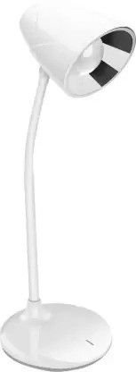 Idoleshop Touch On/Off LED Desk Lamp with Dual Lithium Battery, 3 Color Mode Study Light (25 cm, White)